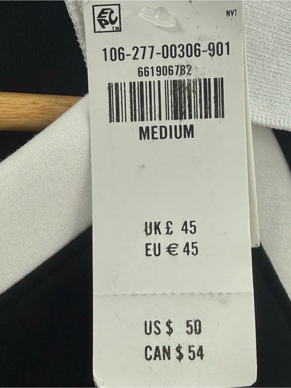 NWT YPB NeoKNIT Polo Mini Dress from Abercrombie & Fitch Black White Sporty M - Picture 7 of 9